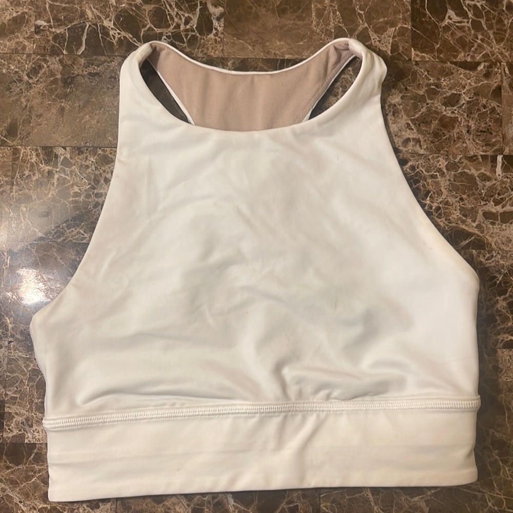 Lululemon High Neck Mesh Sports Bra
